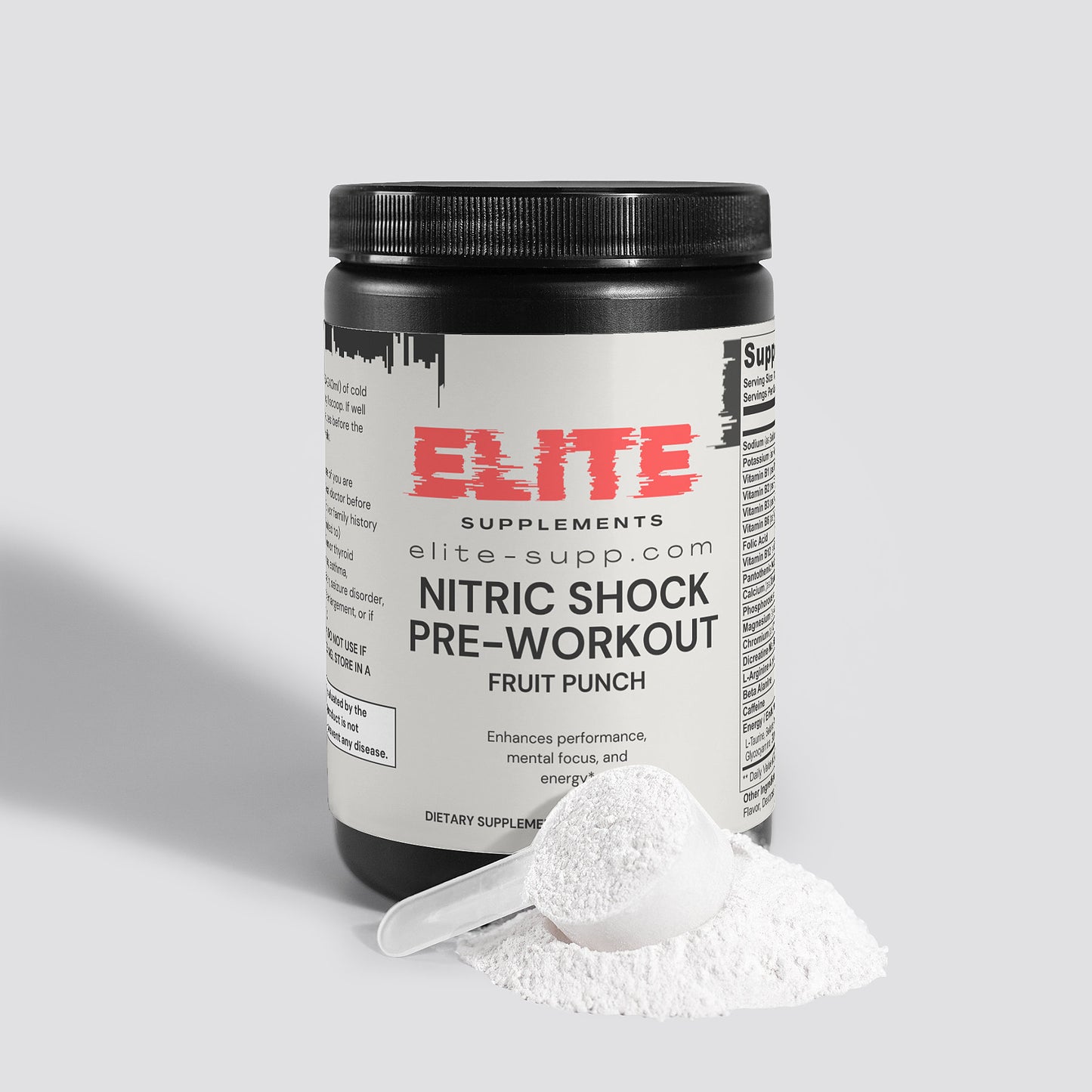 Nitric Shock Pre-Workout Powder (Fruit Punch)