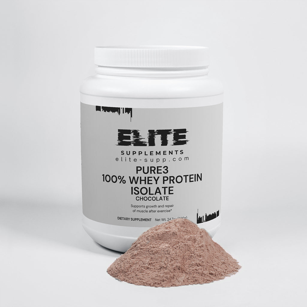 Pure3 100% Whey Protein Isolate (Chocolate)