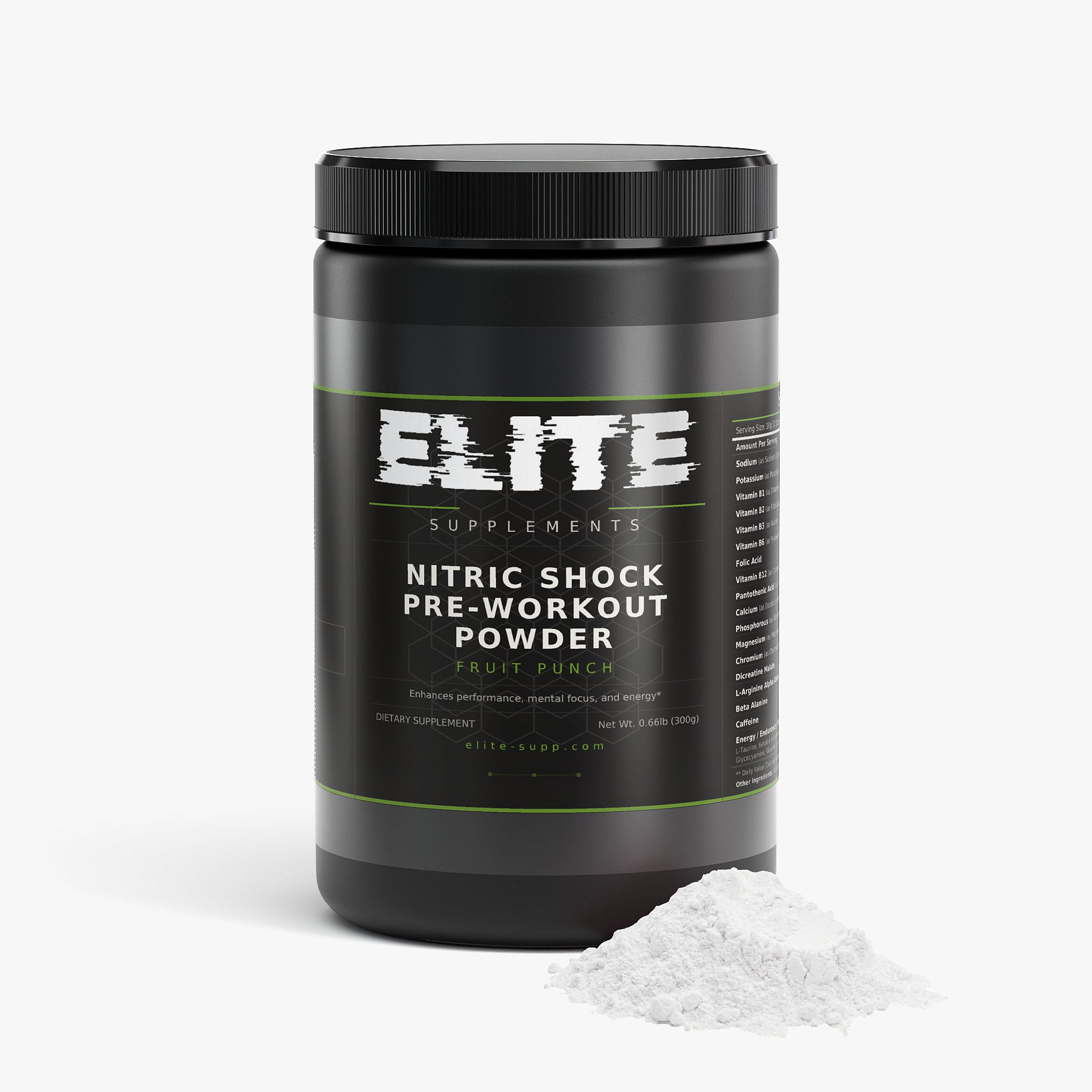 Nitric Shock Pre-Workout Powder (Fruit Punch)