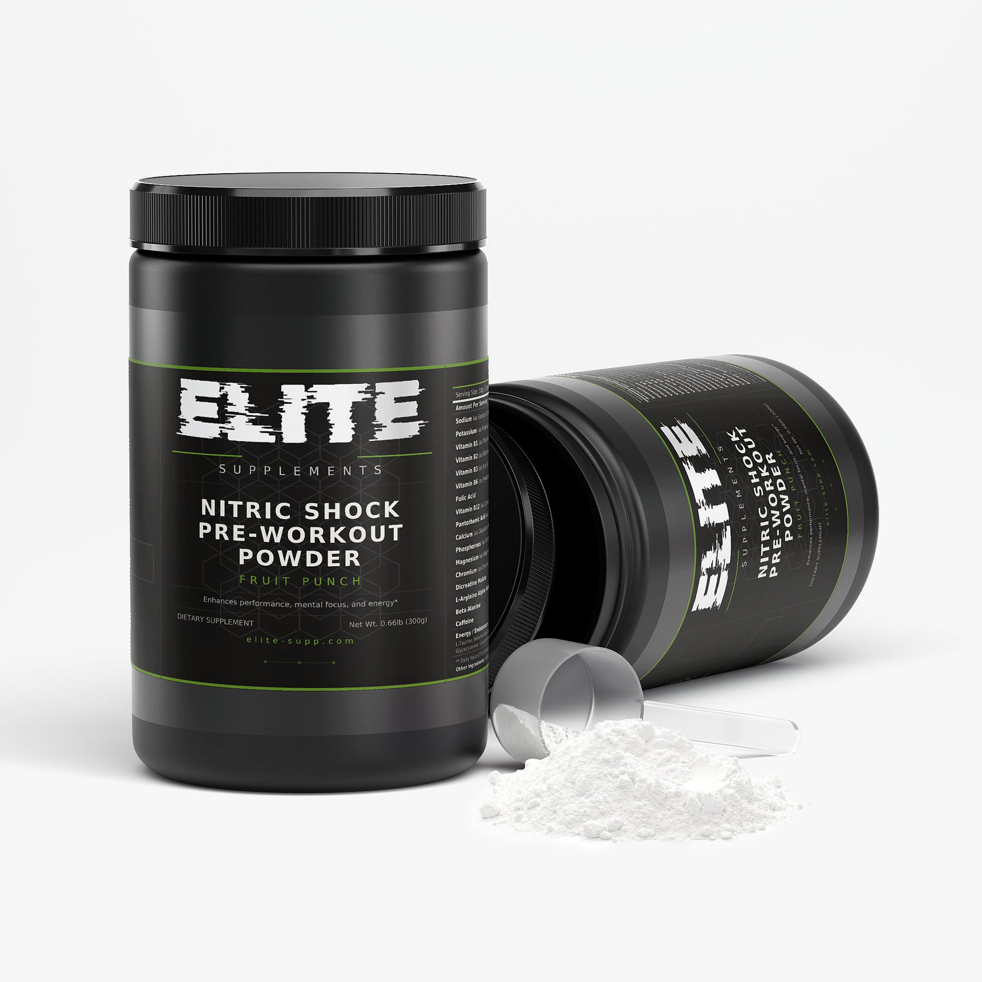 Nitric Shock Pre-Workout Powder (Fruit Punch)